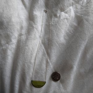 Reverseable Halfmoon Necklace